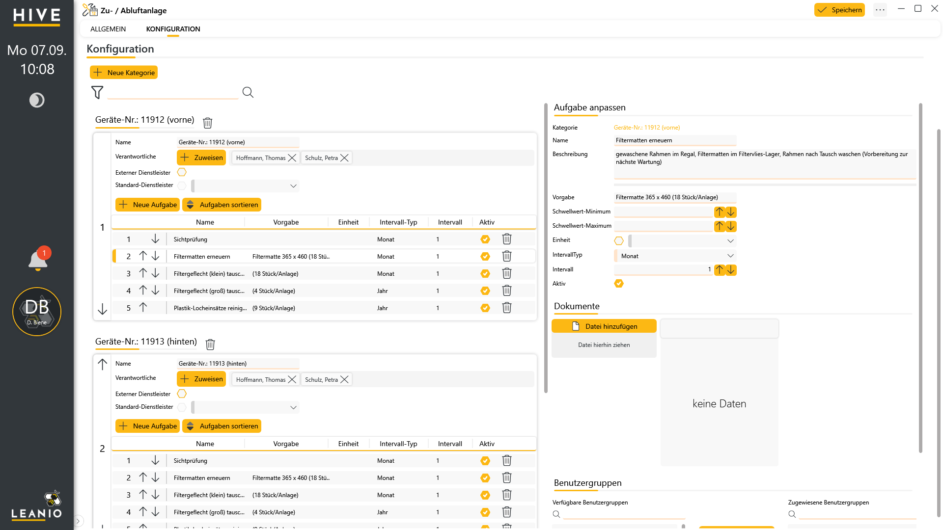 LEANIO TPM: TPM Templates